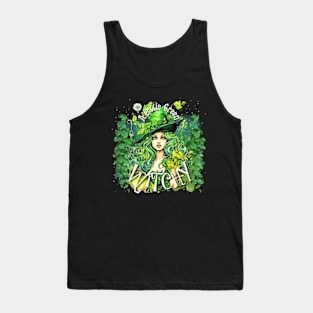 A Little Green Witchy Tank Top